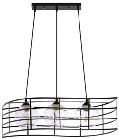 Żyrandol na lince 3xE27/60W/230V