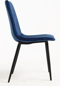 Zestaw 4 Krzese Liny Aksamitne