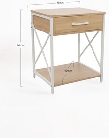 Stolik nocny Lesly z szuflad