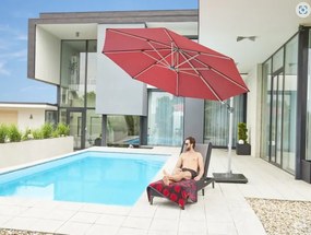 KNIRPS granitowy stojak 140 kg do parasola z boczną nogą