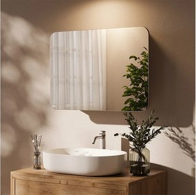 Szafka z lustrem w łazience złoty dąb energetyczny 70x17.4x50 zino