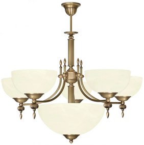 Klasyczny żyrandol z mosiądzu H-S6A