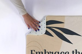 Antypoślizgowy dywanik łazienkowy Antypoślizgowy dywanik łazienkowy Roślina Liść