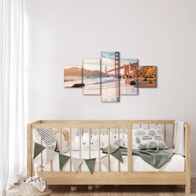 Obraz - Golden Gate Bridge (125x70 cm)