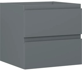 Mexen Orio szafka łazienkowa podumywalkowa 50 cm, 2 szuflady, grafit mat - 91A10-05047-2-BFF66
