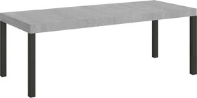 Stół rozkładany 180/284x90 cm Everyday Premium cementu nogi antracytowe
