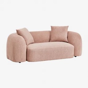 Sofa Coco 2-osobowa Z Tkaniny Szenilowej Tkaniny Szenil Rosa Palote | Daydream Pink - Sklum