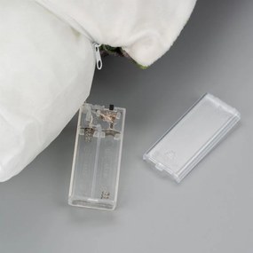 Poduszka dekoracyjna z oświetleniem LED Latarnia - 38 x 38cm