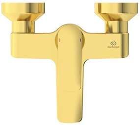 Wannowa bateria ścienna w kolorze złota Connect Air – Ideal Standard