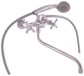 RAV Slezák MK153.5/1 - Zestaw wannowy z baterią MORAVA, błyszczący chrom