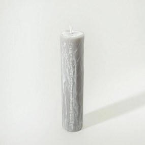 Świeca adwentowa szara 25 cm