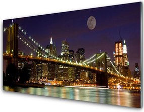 Dekor Szklany do Kuchni Perspektywa Nowoczesnego Mostu