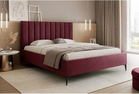 Łóżko Mona Slim III 140 Tkanina VELUTTO 32 stelaż drewniany