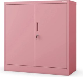 Szafka biurowa Fresh Style Beata 90x40x93 cm pudrowy róż