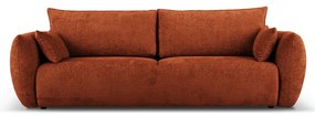 Pomarańczowa sofa 240 cm Matera – Cosmopolitan Design