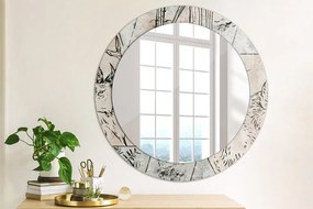 Lustro dekoracyjne okrągłe Abstrakcja zwierzęta