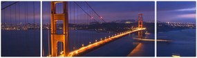 Obraz - Most Golden Gate (170x50 cm)