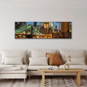 Obraz - Most z Nowym Jorkiem (170x50 cm)