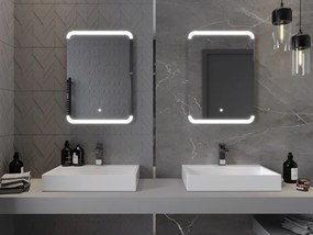 Mexen Nida lustro łazienkowe podświetlane 50 x 70 cm, LED 6000K, antypara - 9806-050-070-611-00