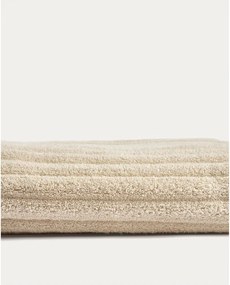 Beżowy bawełniany ręcznik frotte 50x90 cm Navira – Kave Home