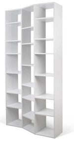 Biały regał 108x224 cm Valsa – TemaHome