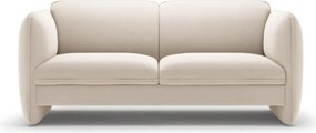 Kremowa aksamitna sofa 168 cm Georgia – Micadoni