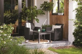 Keter zestaw balkonowy Claire grafitowy