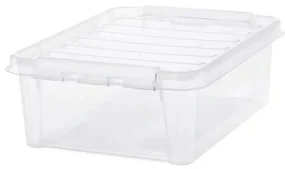 Pudełko SmartStore Classic z białymi klipsami, 21 l, 21 l