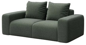 Zielona sofa z materiału bouclé 212 cm Monce – Rodier