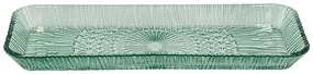 Zielony szklany półmisek 14x38 cm Kusintha – Bitz