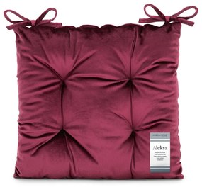 Aksamitna poduszka na krzesło 40x40 cm Aleksa – Restilo