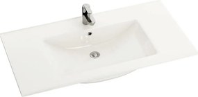 Umywalka wpuszczana CHICAGO 91x46,5 cm ceramika/biała