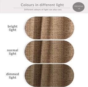 Jasnobrązowy narożnik z tkaniny szenilowej (lewostronny/w kształcie litery L) Kirou – Maison de Rêve