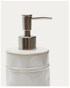 Kremowy dozownik do mydła ceramiczny 650 ml Savel – Kave Home