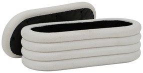 Siedzisko do przedpokoju GIULIA boucle, ze schowkiem, 110 x 46 x 40,5 cm