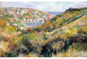 Reprodukcja obrazu Augusta Renoira – Hills around the Bay of Moulin Huet, Guernsey, 60x40 cm