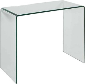 Konsola Smalle z giętego szkła 80x40x80 cm