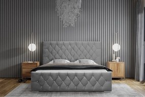 Łóżko Mona I 160 w tkaninie Magic Velvet 2217