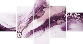 Obraz - Fioletowy płyn artystyczny (125x70 cm)