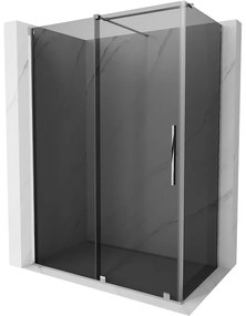 Mexen Velar kabina prysznicowa rozsuwana 150 x 85 cm, grafit, chrom - 871-150-085-41-01