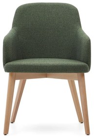 Ciemnozielone krzesło Nelida – Kave Home