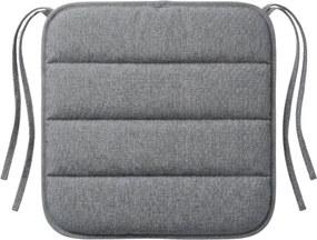 Poduszka na krzesło LINGE GREY 37x37 cm, szary