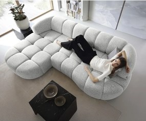 Narożnik VELPA S z elektryczną regulacją siedziska Lewostronny wolnostojący w tkaninie PUENTE 80 WERSAL