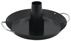 Stojak do grilla z patelnią na kurczaka 30 cm