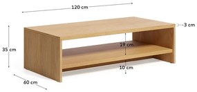 Solik w dekorze dębu 60x120 cm Abilen – Kave Home