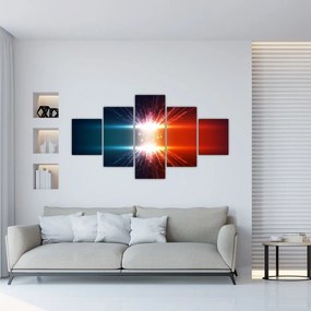 Abstrakcyjny obraz aktywnego ładunku (125x70 cm)