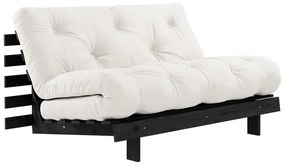 Kremowa rozkładana sofa 140 cm Roots Black Night – Karup Design