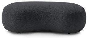 Ciemnoszary podnóżek z materiału bouclé Saint-Germain – Bobochic Paris