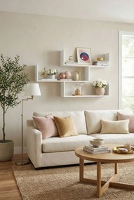 Biała Półka Wisząca Otwarta B2-B92