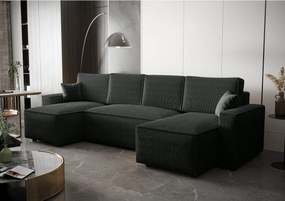 BEDANTE Narożnik AMBRO U Poso 34 z funkcją spania i pojemnikiem, kształt U, rozkładana sofa